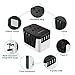 Universal Travel Adapter - EPICKA All in One International Wall Charger AC Plug Adaptor with 5.6A Smart Power and 3.0A Type-C for USA EU UK AUS (Black + White)