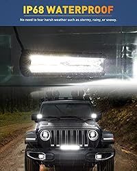 NAOEVO 12Inch 420W LED Light Bar 2PCS 4Inch 120W