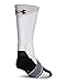 Under Armour Adult Drive Basketball Crew Socks, 1-Pair, White/black, Large