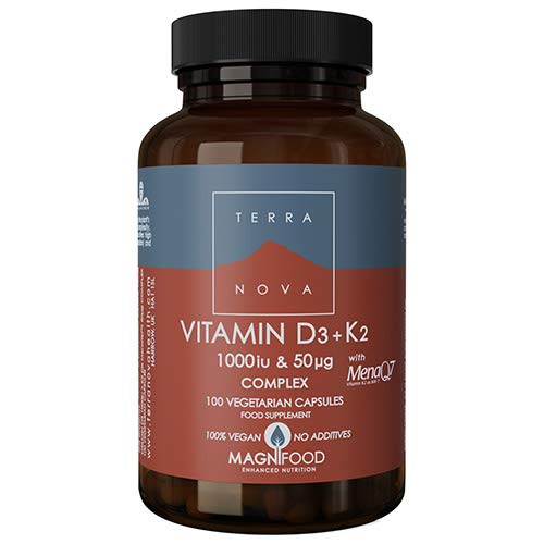 Terranova-Vitamin-D3-K2-Complex-1000iu-50mcg-100-Vegicaps Terranova-Vitamin-D3-K2-Complex-1000iu-50mcg-100-Vegicaps