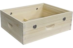 ECRIZA Beehive Quilt Box for 10 Frame Langstroth Bee Hive,Assembled Quilt Box for Bees Winter Beekeeping Supplies
