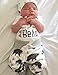 Hipealy Newborn Baby Boy Girl Clothes Baby Bear Short Sleeve White Summer Toddler Kids Outfit Sets(3-6months)