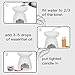 Ivenf Ceramic Tea Light Holder, Aromatherapy Essential Oil Burner, Great Decoration for Living Room, Balcony, Patio, Porch and Garden, Vase Shape