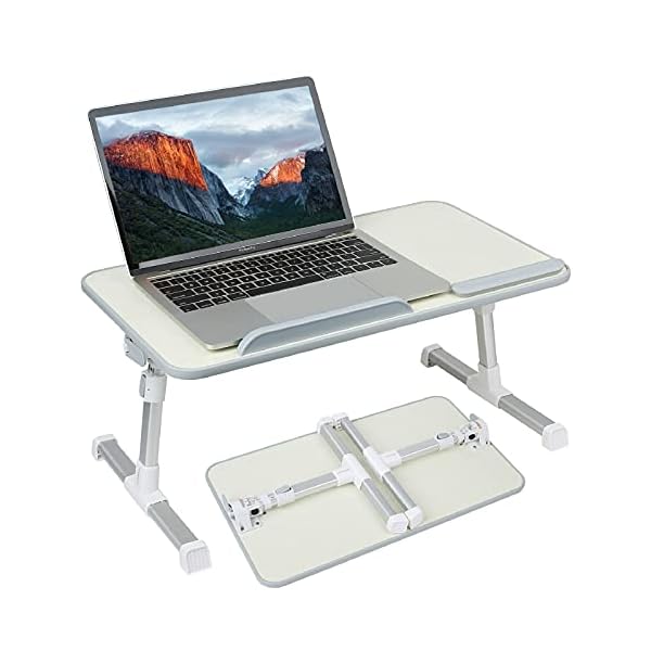 autumndeer Laptop Stand Computer Desk, Adjustable Laptop Table, Bed Tray, Lap Desks Bed Table for Eating, Bed Desk…