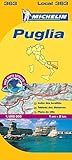 PUGLIA E BASILICATA 11363 CARTE ' LOCAL ' ( Italie ) MICHELIN KAART (Michelin kaart - lokaal Italie by 
