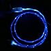 Flowing LED Glow in the Dark Light Up Visible Charging Cable 8 pin for iPhone 5, iPhone 6, iPhone 6 Plus (Blue)