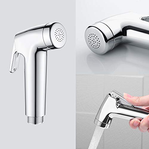 Hand Held Bidet Toilet Sprayer Kit Bathroom Cloth Diaper Washer Portable Shower Sprayer ...