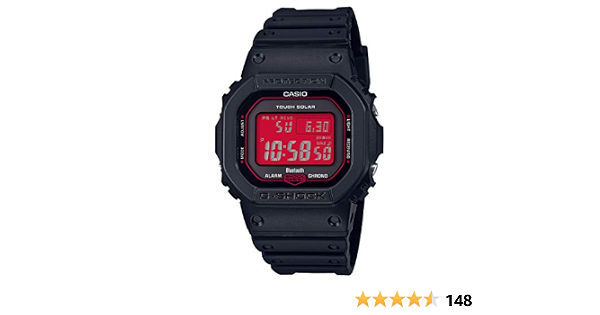 Amazon.com: Casio G-Shock Adrenalin Red Series Connected Limited Edition  Reloj para hombre GWB5600AR-1 : Ropa, Zapatos y Joyería
