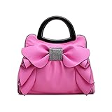 Moonwind Bow Top Handle Satchel Clutch Handbag