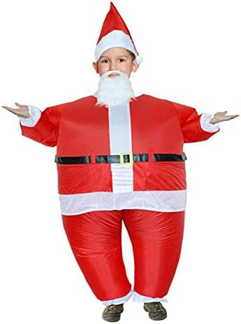 Reuvv Santa Claus Inflatable Costume Adult Funny Blow Up Suit Cosplay For Christmas Party Fancy Dress - Fun, Funny & Hilarious Xmas Item