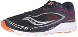 Saucony Men's Kinvara 7 Running Shoe, Black/Purple/Orange, 11 M US