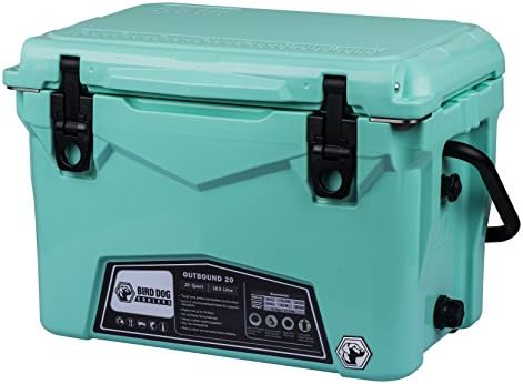 Bird Dog Coolers OUTBOUND 20, 45, and 75 Quart Models - Durable &amp; Stylish Rotomolded Coolers Featuring Bottle Openers, Vacuum Release Valve, and Lo Profile Latching System