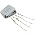 Mini Tree Glasses Strap Necklace Eyeglass Chain Beaded Eyeglass Holder Sunglasses Strap and Cords for Women (Silver and Gold)