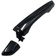 HUYILUN0104 Front Or Rear Right Passenger Exterior Door Handle Black Compatible with Hyundai Elantra 2017-2022