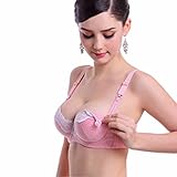 ETOSELL Womens Underwire Drop Clip Nursing Bra Modal Cotton Maternity Bra