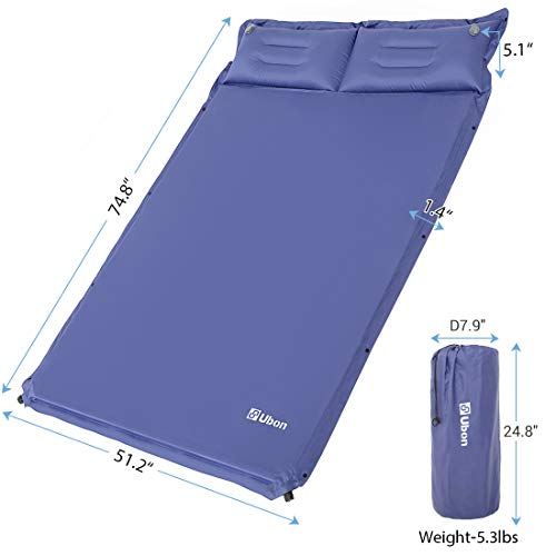 double self inflating sleeping pad