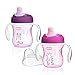 Chicco Semi-Soft First Spout Trainer Sippy Cup 7oz 6m+ (2pk) - Pink/Purple