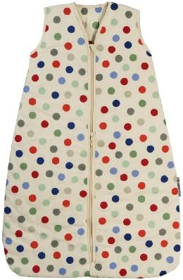 Slumbersafe Travel Summer Toddler Sleeping Bag 1 Tog - Bubble Dot, 18-36 months/LARGE