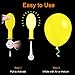 iFUNow LED Balloons Non-Flashing, 32 Pack, 8 Colors Light Up Balloons, Lasts 12-24 Hours for Glow in the Dark Party Supplies, Birthday and Halloween Party Decorations