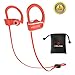 Bluetooth Headphones,Hbuds H1 Best Wireless Sports Earphones w/ Mic IPX7 Waterproof HD Stereo Sweatproof In Ear Earbuds for Gym Running Workout 9 Hour Battery Noise Cancelling earbuds Headsets(Orange)