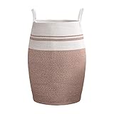 Laundry Hamper Woven Cotton Rope Large Clothes