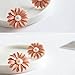 Lovely Cute Pink Daisy Flower with Pearl Stud Earrings