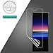 [3 Pack] WRJ for Sony Xperia 1 Screen Protector, HD Not Glass Film with HydrateSkin, Fully Coverage[Not Glass] [Anti-Scratch] Flexible Film，Lifetime Replacement Warranty