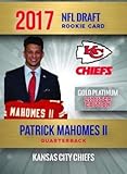 PATRICK MAHOMES II 2017 2018 NFL GOLD PLATINUM Rookie Card RC Only 2,000 MADE Kansas City Chiefs In a one touch magnetic case.