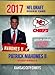 PATRICK MAHOMES II 2017 2018 NFL GOLD PLATINUM Rookie Card RC Only 2,000 MADE Kansas City Chiefs In a one touch magnetic case.