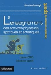 L' enseignement des activités physiques, sportives et artistiques