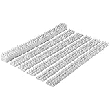 Bird Spikes - Set of 10 x 48.8 Cm Anti-climbing Security for Your Fence, Walls &amp; Railings to Prevent Human Intruders, Animals or Birds – For a Safe and Secured Perimeter – No Tools Needed (White)