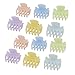 uxcell® Plastic Girl Headdress Barrette Hair Claw Jaw Clip Clamp 12 Pcs Assorted Color