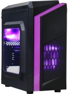 diypc diy-f2-p negro/morado SPCC, microATX, Mini torre de ordenador: Amazon.es: Electrónica