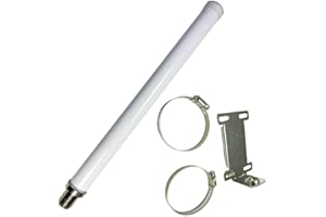 ALFA NETWORK ALFA AOA-2458-59-TFL 2.4/5 GHz 9 dBi Dual Band Outdoor WiFi Omni Antenna +Marine Mount