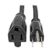 Tripp Lite Heavy-Duty Power Extension Cord 15A, 14AWG (NEMA 5-15P to NEMA 5-15R) 6-ft.(P024-006) primary