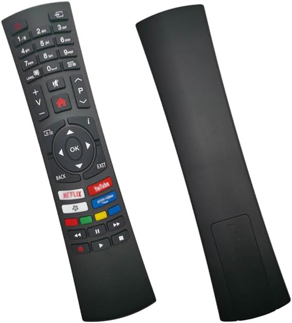 Replacement TV Remote for Bush Vestel Nordmende Smart TV LED LCD HDTV YQZBTX
