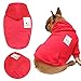 iChoue I am a French Bulldog Clothes Hoodies for Dogs Puppy Frenchie Pug English Boston Terrier Bully Pitbull Sweatshirt Sweater Clothing Cold Weather Winter Coats - Dark Red/Large