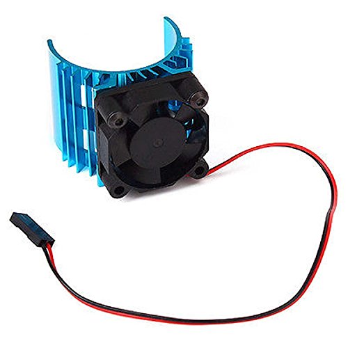 ShareGoo Alloy heat sink Heatsink with 5V Cooling Fan for 1/10 Car 540 550 3650 Size Motor