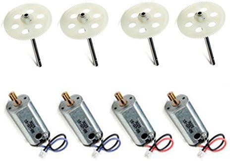 NiGHT LiONS TECH(TM) JJRC H16 Tarantula X6 drone 4CH RC Quadcopter 4 PCS motor and Gear with Shafts set spare parts