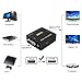 VGA to HDMI, GANA 1080P Full HD Mini VGA to HDMI Audio Video Converter Adapter Box with USB Cable and 3.5mm Audio Port Cable Support HDTV for PC Laptop Display Computer Mac Projector