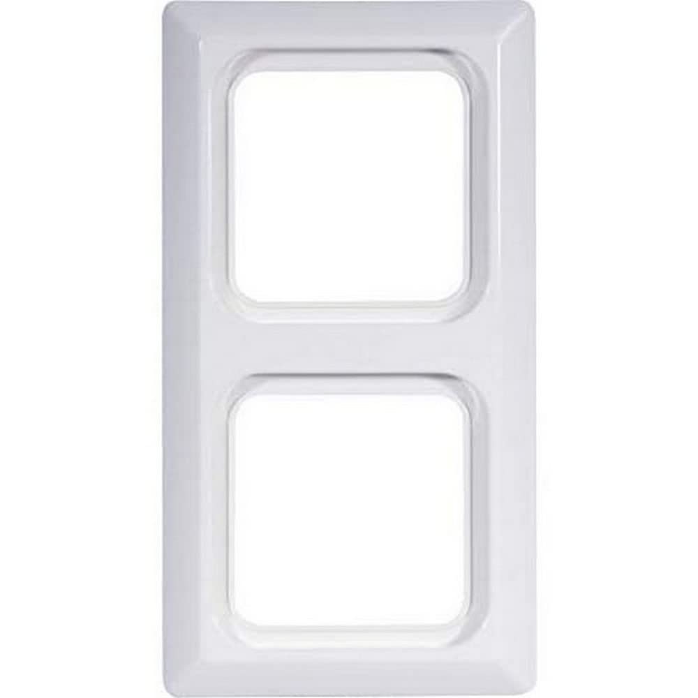 Opus 560.702.02 Kanto, 2-f, rw Plastic, Pure Fusion G-Frame 4-f, Glass, Black/White