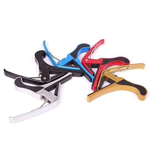 Smartlove1P 5 Colors Aluminium Alloy Capo Tuning Clutch-Type Folder Ukulele Folk Guitar Ukulele Diacritical Clip Capo Guitar Tuner - Thumbnail 2