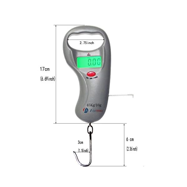 Aiernuo-Digital-Fish-Scale-Tape-Measure-33-Ft-Backlight-LCD-99lb45kg-Batteries-Included