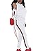 SCORP Women's 2 Pieces Outfits Long Sleeve Casual Hoodie Tops and Pants Jumpsuit Tracksuits