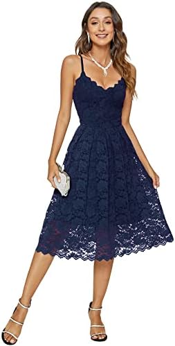 Amazon.com: Dresses for Womens for Formal Party Elegant Floral Midi Aline Lace Cocktail Dress Wine Red XL : Clothing, Shoes & Jewelry Amazon.com: Dresses for Womens for Formal Party Elegant Floral Midi Aline Lace Cocktail Dress Wine Red XL : Clothing, Shoes & Jewelry
