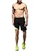 SEEU Gym Shorts for Men Black L