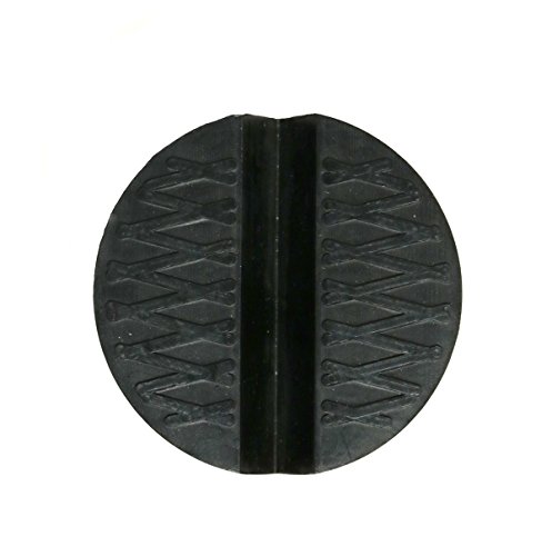 TMB Motorsports 4-Pack V-Groove Jack Pads Rubber Universal Floor Jack Pad Adapter