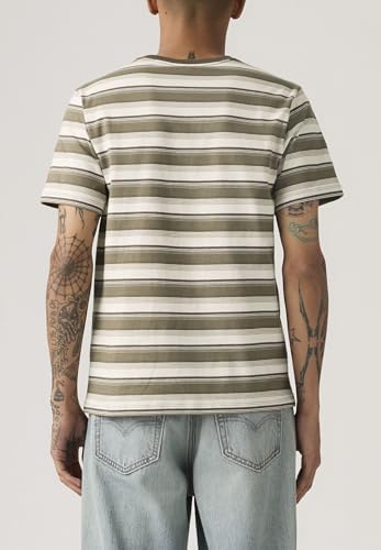 Ss Original Hm Tee Jen Stripe Maitake Br
