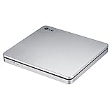 LG Electronics 8X USB 2.0 Super Multi Ultra Slim Slot Portable DVD+/-RW External Drive with M-DISC Support, Retail (Silver ) GP70NS50 (Renewed)