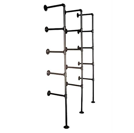 Topower Industrial Floating Shelf Water Pipe Shelf Diy Rustic